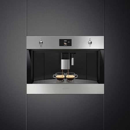 Встраиваемая кофемашина SMEG CMS4303X купить с доставкой по Москве и Московской области в интернет-магазине ЕвроТехно