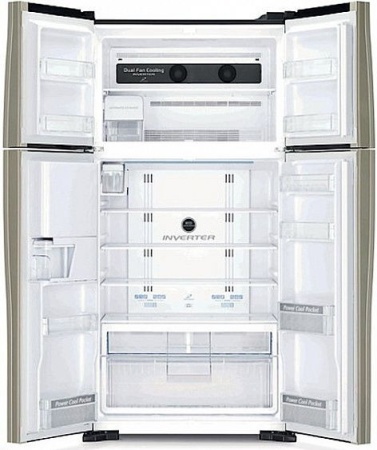 Холодильник side-by-side HITACHI r-w722 fpu1x ggl купить с доставкой по Москве и Московской области в интернет-магазине ЕвроТехно