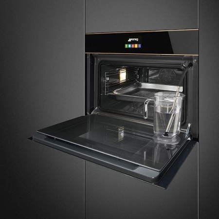 Духовой шкаф электрический компактный SMEG SF4604PVCNR1 купить с доставкой по Москве и Московской области в интернет-магазине ЕвроТехно