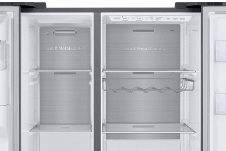 Холодильник Side by Side Samsung RS68N8671SL нержавеющая сталь купить с доставкой по Москве и Московской области в интернет-магазине ЕвроТехно