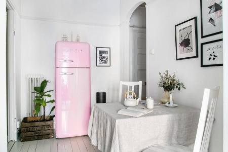 Холодильник SMEG fab30rro1 купить с доставкой по Москве и Московской области в интернет-магазине ЕвроТехно