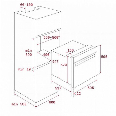 Духовой шкаф TEKA HLB 8600 STONE GREY (111000011) купить с доставкой по Москве и Московской области в интернет-магазине ЕвроТехно