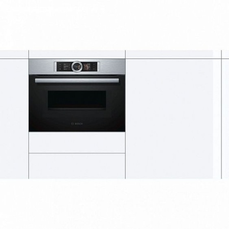 Компактный духовой шкаф Bosch CMG636BS1 купить с доставкой по Москве и Московской области в интернет-магазине ЕвроТехно