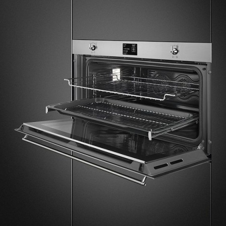 Духовой шкаф SMEG SFPR9395X купить с доставкой по Москве и Московской области в интернет-магазине ЕвроТехно