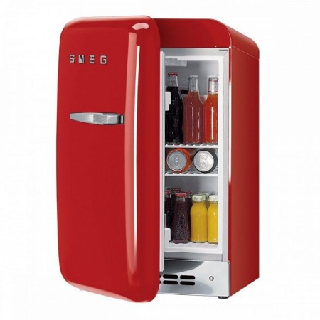 Холодильник SMEG FAB5LRD купить с доставкой по Москве и Московской области в интернет-магазине ЕвроТехно