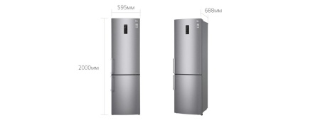Холодильник LG GA-B499 YLUZ купить с доставкой по Москве и Московской области в интернет-магазине ЕвроТехно