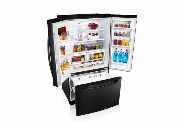 Холодильник Samsung RFG23UEBP черный купить с доставкой по Москве и Московской области в интернет-магазине ЕвроТехно