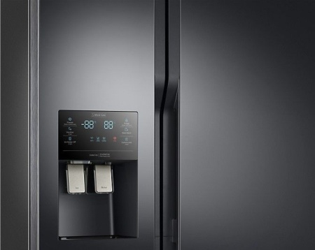 Холодильник Samsung RS51K54F02C черный купить с доставкой по Москве и Московской области в интернет-магазине ЕвроТехно