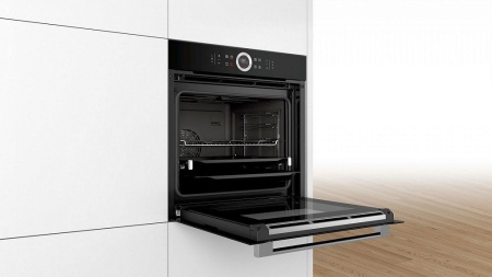 Духовой шкаф Bosch HBG 655NB1 черный купить с доставкой по Москве и Московской области в интернет-магазине ЕвроТехно