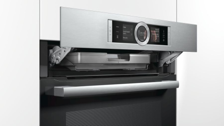 Духовой шкаф Bosch HSG 656XS1 нержавеющая сталь купить с доставкой по Москве и Московской области в интернет-магазине ЕвроТехно