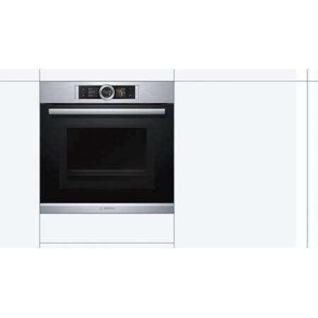 Духовой шкаф BOSCH HMG636NS1 купить с доставкой по Москве и Московской области в интернет-магазине ЕвроТехно