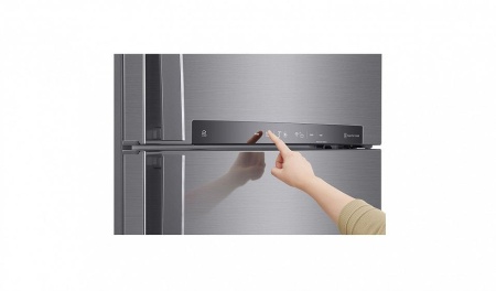 Холодильник LG GN-H702HMHZ серебристый купить с доставкой по Москве и Московской области в интернет-магазине ЕвроТехно