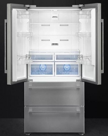 Холодильник Side-by-Side SMEG FQ55FXE1 купить с доставкой по Москве и Московской области в интернет-магазине ЕвроТехно