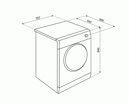 Сушильная машина Smeg DHT71EIN купить с доставкой по Москве и Московской области в интернет-магазине ЕвроТехно