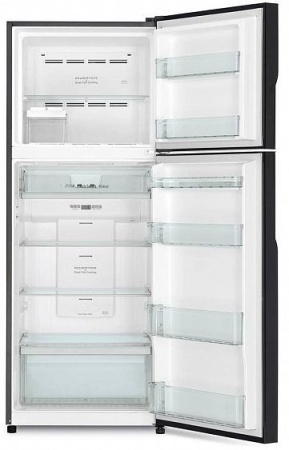 Холодильник HITACHI R-VG 472 PU8 GBW коричневое стекло купить с доставкой по Москве и Московской области в интернет-магазине ЕвроТехно