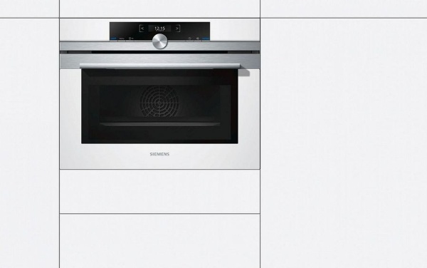 Духовой шкаф SIEMENS CM633GBW1 белый купить с доставкой по Москве и Московской области в интернет-магазине ЕвроТехно