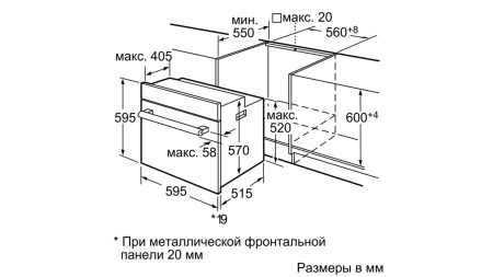 Духовой шкаф BOSCH hba20bn60 купить с доставкой по Москве и Московской области в интернет-магазине ЕвроТехно