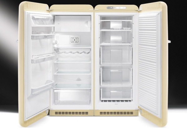 Холодильник SMEG fab28lp1 купить с доставкой по Москве и Московской области в интернет-магазине ЕвроТехно