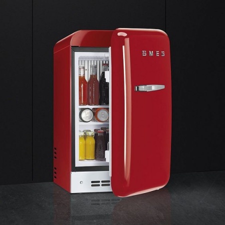 Холодильник SMEG FAB5RRD купить с доставкой по Москве и Московской области в интернет-магазине ЕвроТехно