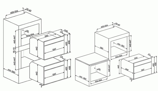 Духовой шкаф SMEG SF4920VCX1 купить с доставкой по Москве и Московской области в интернет-магазине ЕвроТехно