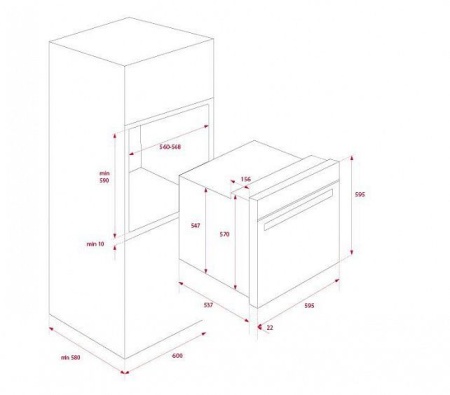 Духовой шкаф TEKA HLB 830 STAINLESS STEEL (41560062) купить с доставкой по Москве и Московской области в интернет-магазине ЕвроТехно