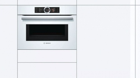 Электрический духовой шкаф BOSCH CMG 6764W1 купить с доставкой по Москве и Московской области в интернет-магазине ЕвроТехно