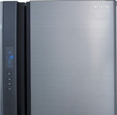 Холодильник Sharp SJ-EX770FSL серебристый купить с доставкой по Москве и Московской области в интернет-магазине ЕвроТехно