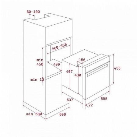 Духовой шкаф TEKA HLC 8400 LONDON BRICK (111130006) купить с доставкой по Москве и Московской области в интернет-магазине ЕвроТехно
