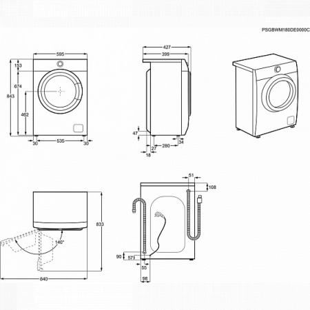 Стиральная машина ELECTROLUX EW6S3R06S купить с доставкой по Москве и Московской области в интернет-магазине ЕвроТехно
