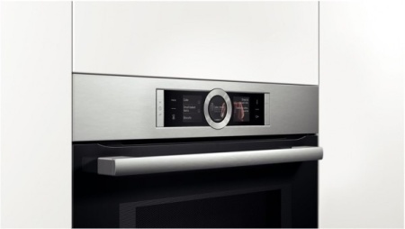 Духовой шкаф BOSCH hmg656rs1 купить с доставкой по Москве и Московской области в интернет-магазине ЕвроТехно