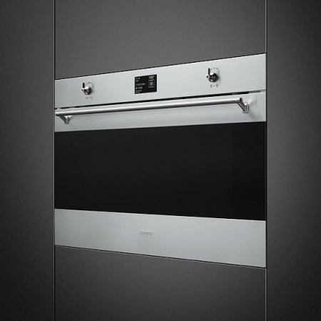 Духовой шкаф SMEG SFP9395X1 купить с доставкой по Москве и Московской области в интернет-магазине ЕвроТехно