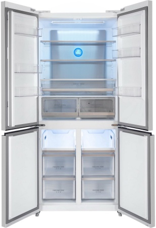 Холодильник HIBERG RFQ-600DX NFGW inverter купить с доставкой по Москве и Московской области в интернет-магазине ЕвроТехно