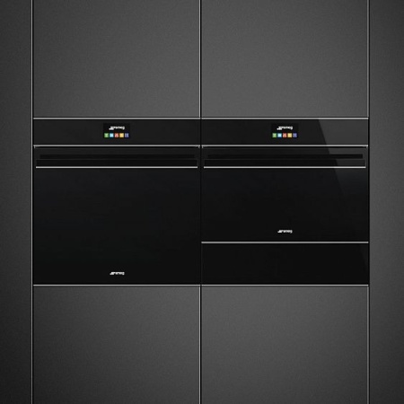 Компактный духовой шкаф Smeg SF4604MCNX купить с доставкой по Москве и Московской области в интернет-магазине ЕвроТехно