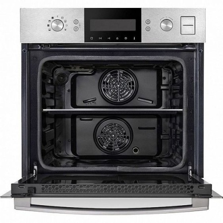 Духовой шкаф Samsung Dual Cook BQ1VD6T244 нержавеющая сталь купить с доставкой по Москве и Московской области в интернет-магазине ЕвроТехно