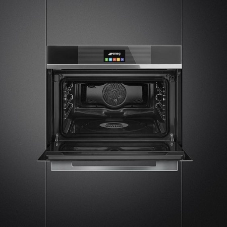 Духовой шкаф электрический компактный SMEG SF4104VCN купить с доставкой по Москве и Московской области в интернет-магазине ЕвроТехно
