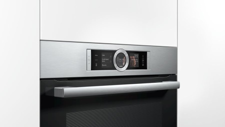 Духовой шкаф Bosch HSG 656XS1 нержавеющая сталь купить с доставкой по Москве и Московской области в интернет-магазине ЕвроТехно