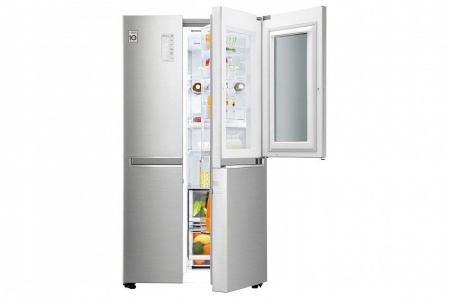 Холодильник Side by Side LG GC-Q247CADC купить с доставкой по Москве и Московской области в интернет-магазине ЕвроТехно