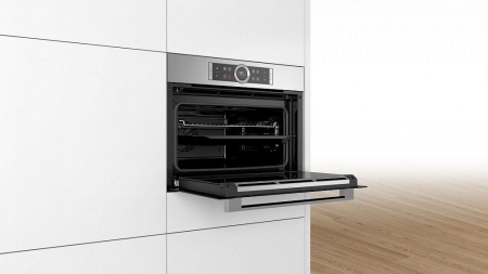 Встраиваемый электрический духовой шкаф Bosch CBG635BS3 купить с доставкой по Москве и Московской области в интернет-магазине ЕвроТехно