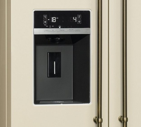 Холодильник side-by-side SMEG sbs8004po купить с доставкой по Москве и Московской области в интернет-магазине ЕвроТехно
