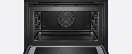 Компактный духовой шкаф с свч Bosch CMG633BB1 купить с доставкой по Москве и Московской области в интернет-магазине ЕвроТехно